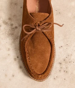 Femme Mellow Yellow Derbies, Mocassins-Derbies cuir velours George