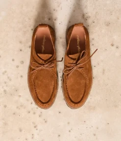 Femme Mellow Yellow Derbies, Mocassins-Derbies cuir velours George