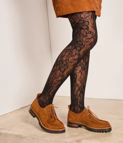 Femme Mellow Yellow Derbies, Mocassins-Derbies cuir velours George