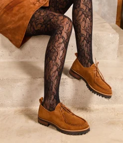 Femme Mellow Yellow Derbies, Mocassins-Derbies cuir velours George