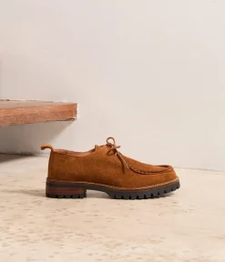 Femme Mellow Yellow Derbies, Mocassins-Derbies cuir velours George