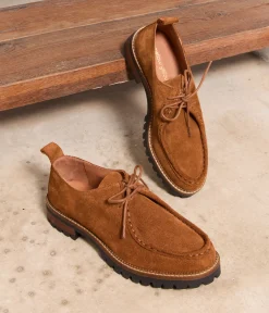 Femme Mellow Yellow Derbies, Mocassins-Derbies cuir velours George