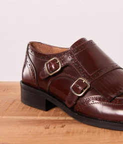 Femme Mellow Yellow Derbies, Mocassins-Derbies monk marron Chandler