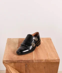 Femme Mellow Yellow Derbies, Mocassins-Derbies monk noirs Chandler