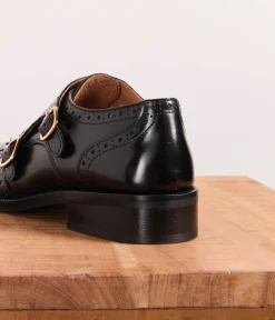 Femme Mellow Yellow Derbies, Mocassins-Derbies monk noirs Chandler