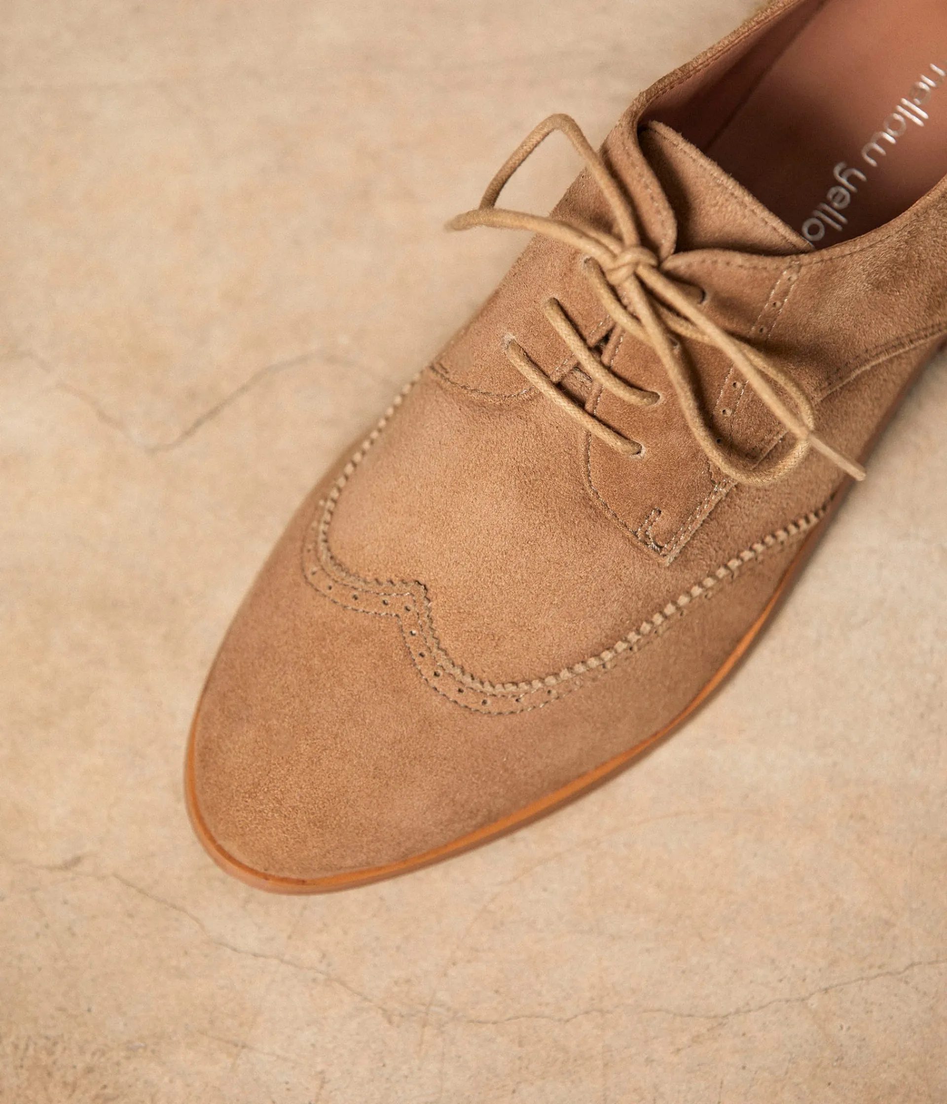 Femme Mellow Yellow Derbies, Mocassins-Derbies velours Florence