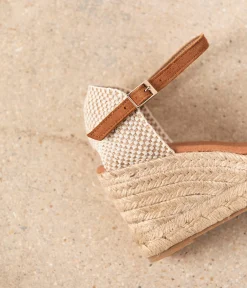 Femme Mellow Yellow Espadrilles-Espadrilles compensées Estrella