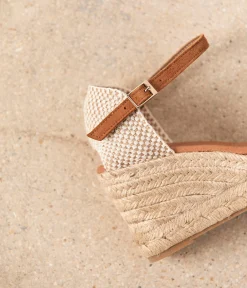 Femme Mellow Yellow Espadrilles-Espadrilles compensées Estrella