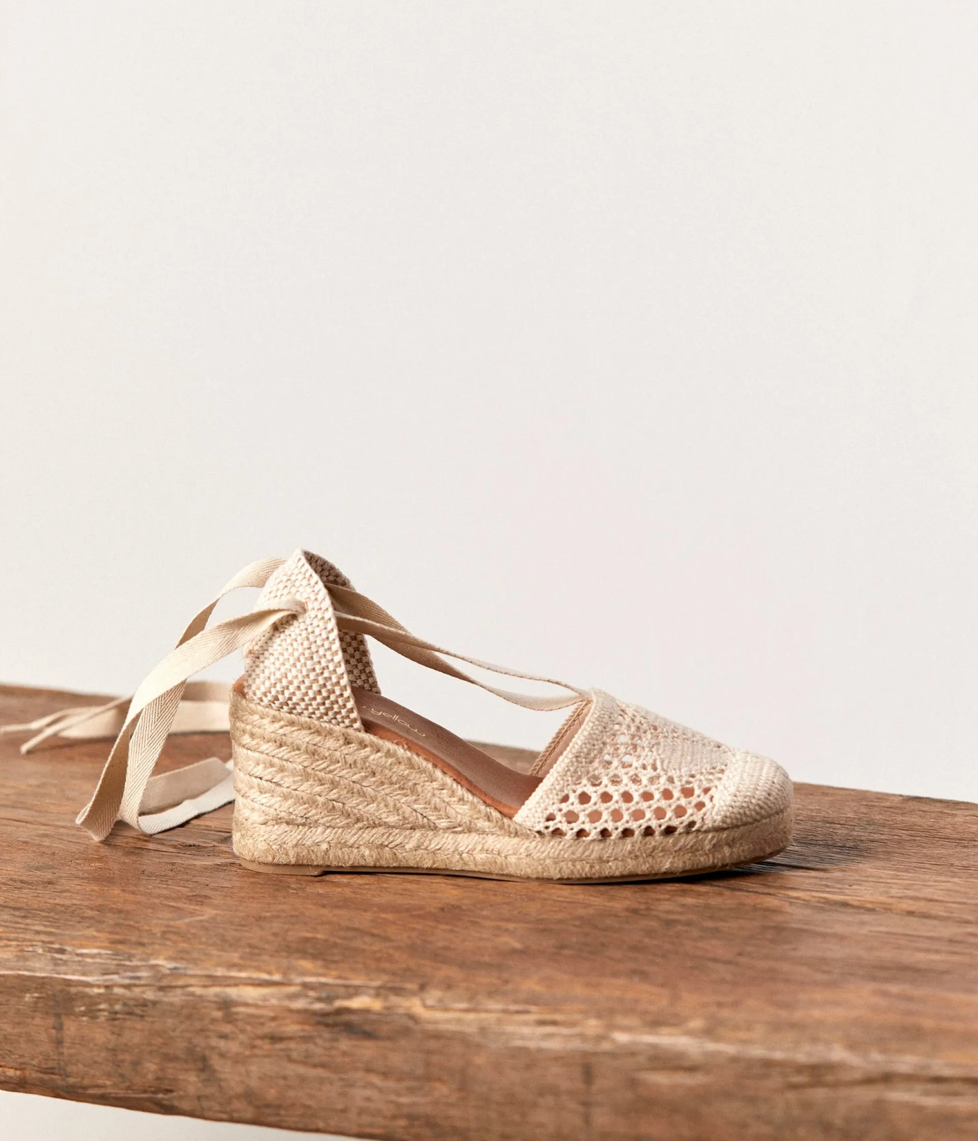 Femme Mellow Yellow Espadrilles-Espadrilles compensées Leïla