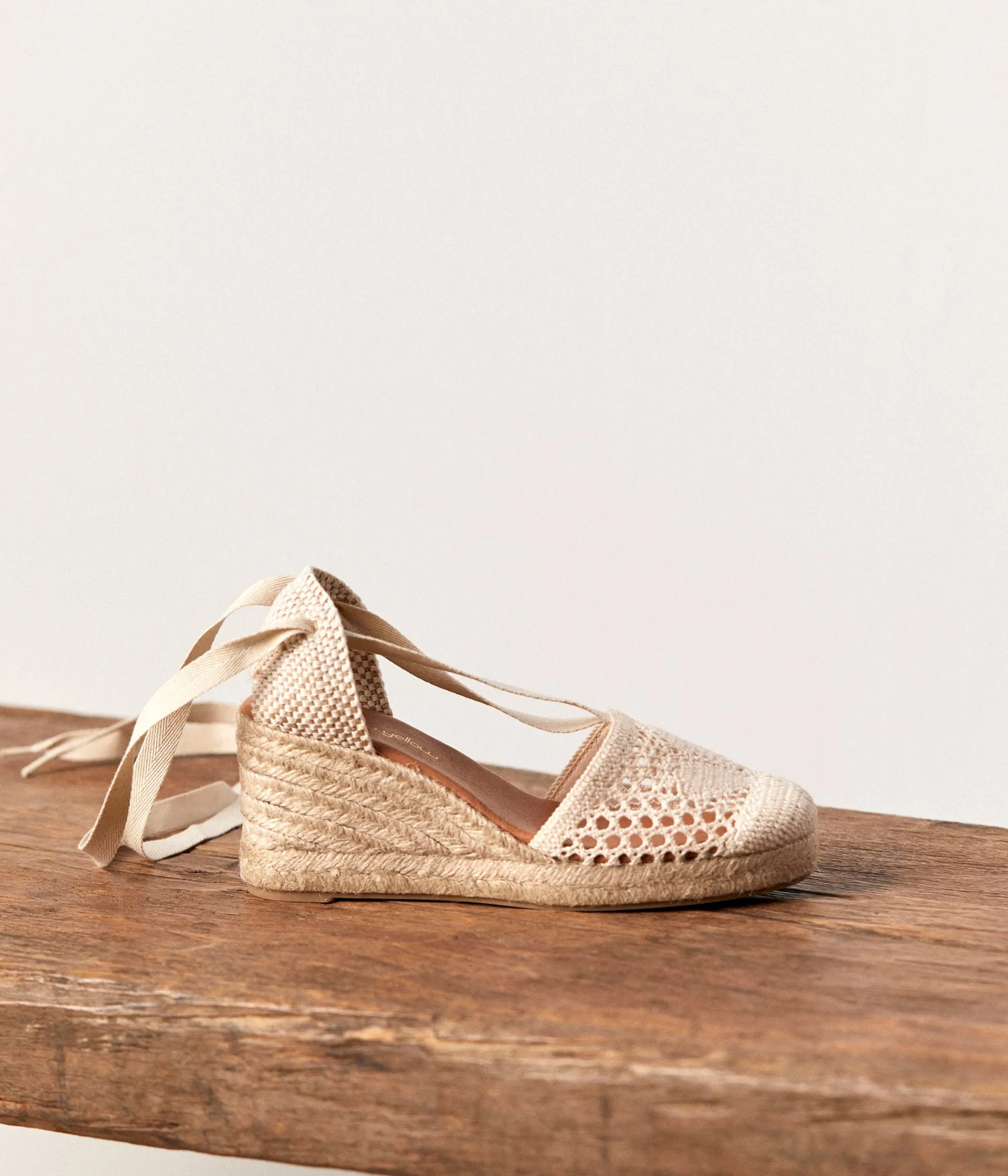 Femme Mellow Yellow Espadrilles-Espadrilles compensées Leïla