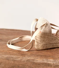 Femme Mellow Yellow Espadrilles-Espadrilles compensées Leïla