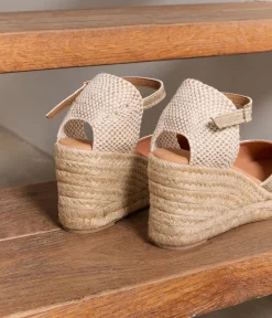 Femme Mellow Yellow Espadrilles-Espadrilles talon compensé dé Estrella