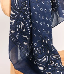 Mellow Yellow Foulards, Écharpes-Foulard bleu marine Suva