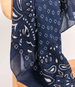 Mellow Yellow Foulards, Écharpes-Foulard bleu marine Suva