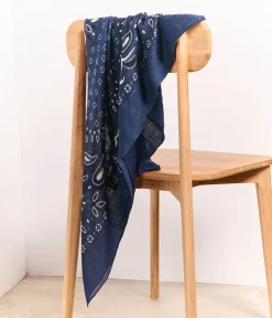 Mellow Yellow Foulards, Écharpes-Foulard bleu marine Suva