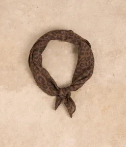 Mellow Yellow Foulards, Écharpes-Foulard imprimé léopard Nina