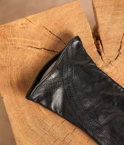 Mellow Yellow Chaussettes, Accessoires-Gants longs cuir Darlène