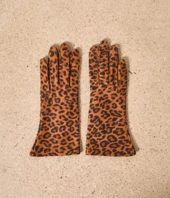 Mellow Yellow Gants-Gants léopard Kiara