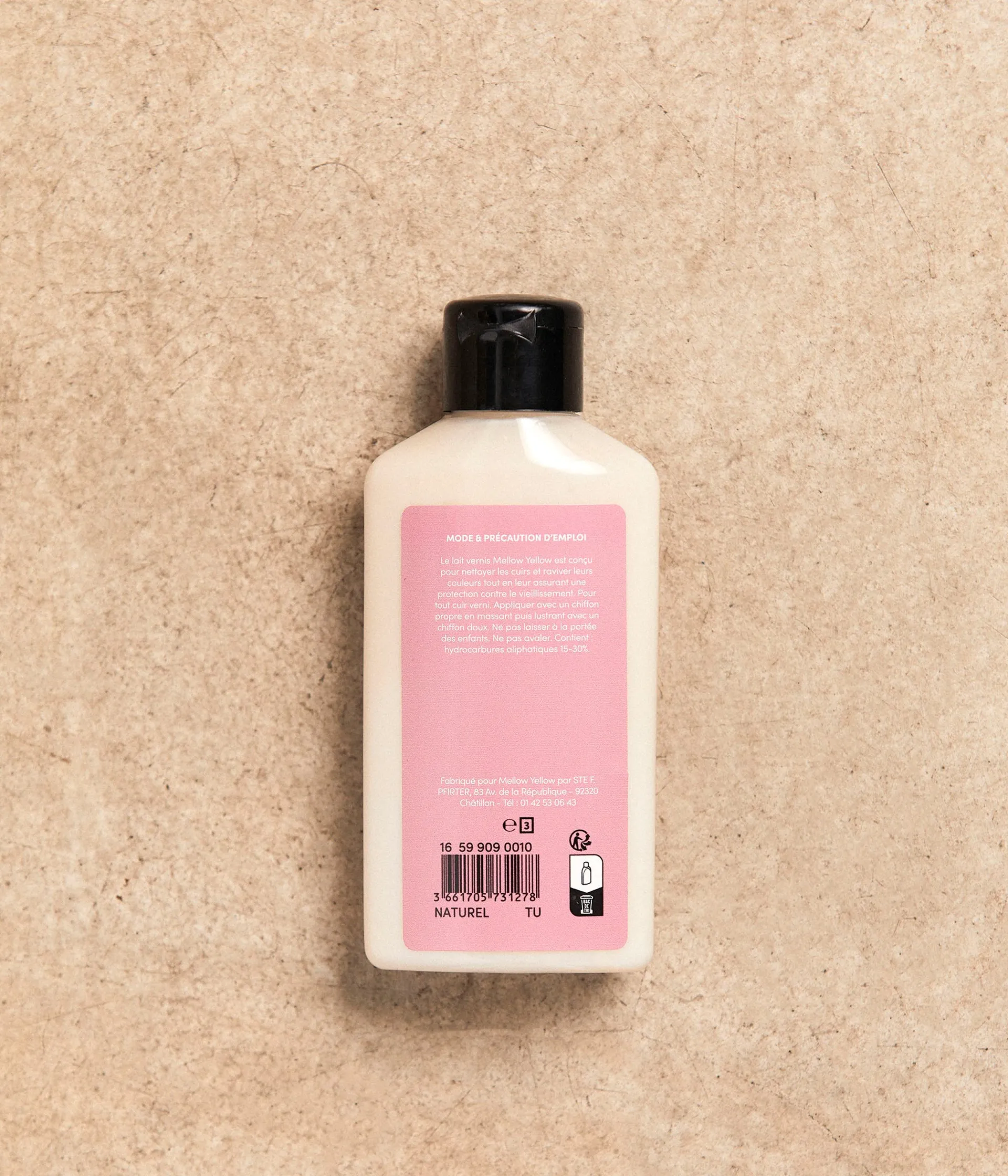 Mellow Yellow Produits D'entretien-Lait pour cuir verni