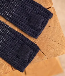 Mellow Yellow Chaussettes, Accessoires-Miltaines bleu foncé Bloomie