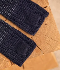 Mellow Yellow Chaussettes, Accessoires-Miltaines bleu foncé Bloomie