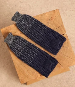 Mellow Yellow Chaussettes, Accessoires-Miltaines bleu foncé Bloomie