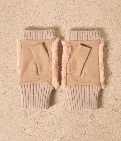 Mellow Yellow Gants-Mitaines s bi-matières Daphné