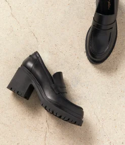 Femme Mellow Yellow Derbies, Mocassins-Mocassins à talon Hermione