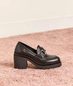 Femme Mellow Yellow Derbies, Mocassins-Mocassins crantés cuir Pernille