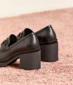 Femme Mellow Yellow Derbies, Mocassins-Mocassins crantés cuir Pernille