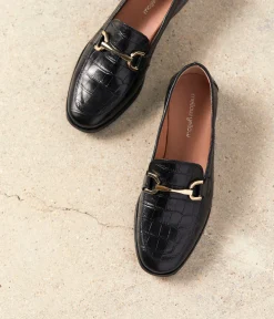 Femme Mellow Yellow Derbies, Mocassins-Mocassins croco Nelli