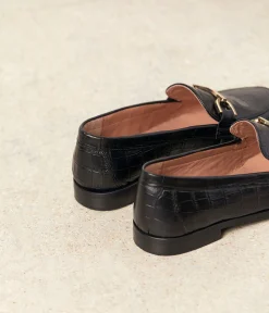 Femme Mellow Yellow Derbies, Mocassins-Mocassins croco Nelli