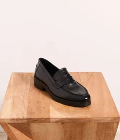 Femme Mellow Yellow Derbies, Mocassins-Mocassins croco Timon