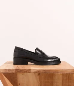 Femme Mellow Yellow Derbies, Mocassins-Mocassins croco Timon