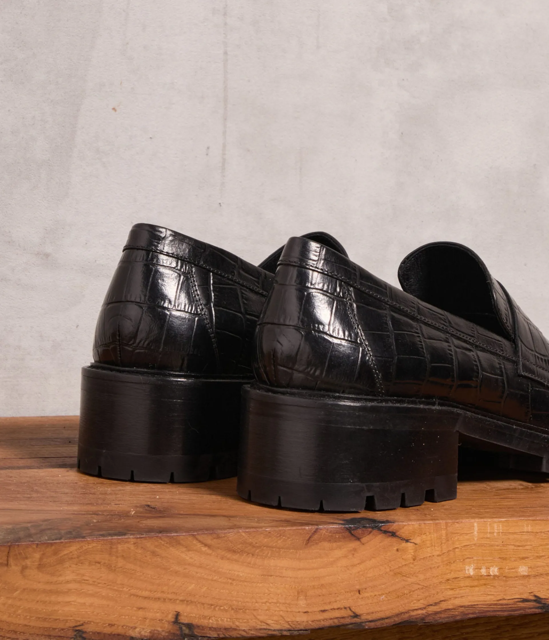 Femme Mellow Yellow Derbies, Mocassins-Mocassins croco s Aubree