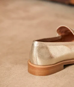 Femme Mellow Yellow Derbies, Mocassins-Mocassins cuir dé Angella