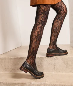 Femme Mellow Yellow Derbies, Mocassins-Mocassins cuir Cyndel