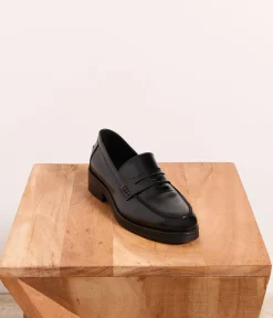 Femme Mellow Yellow Derbies, Mocassins-Mocassins cuir Timon