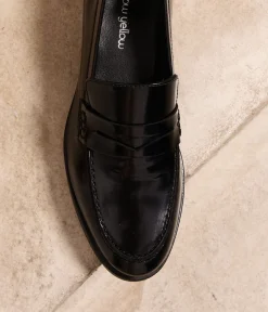 Femme Mellow Yellow Derbies, Mocassins-Mocassins cuir Timon