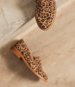 Femme Mellow Yellow Derbies, Mocassins-Mocassins motif léopard Angella