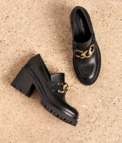 Femme Mellow Yellow Derbies, Mocassins-Mocassins noirs bijou Annah