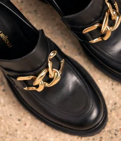 Femme Mellow Yellow Derbies, Mocassins-Mocassins noirs bijou Annah