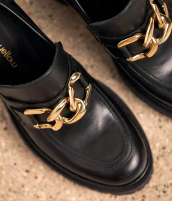 Femme Mellow Yellow Derbies, Mocassins-Mocassins noirs bijou Annah