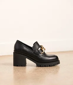 Femme Mellow Yellow Derbies, Mocassins-Mocassins noirs bijou Annah