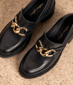 Femme Mellow Yellow Derbies, Mocassins-Mocassins noirs bijou Annah