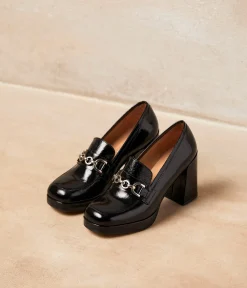 Femme Mellow Yellow Derbies, Mocassins-Mocassins noirs Crysta