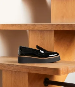 Femme Mellow Yellow Derbies, Mocassins-Mocassins s vernis Caliope