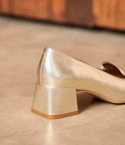 Femme Mellow Yellow Derbies, Mocassins-Mocassins talon dés Anatole