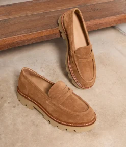 Femme Mellow Yellow Derbies, Mocassins-Mocassins velours s Joy