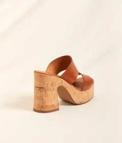 Femme Mellow Yellow Sandales-Mules compensées liège Sara